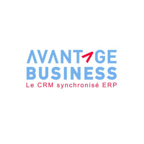 Le logo d'Avantage Business le CRM ERP synchronisé.